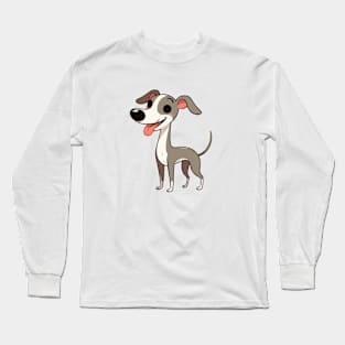 winsome italian greyhound dog Long Sleeve T-Shirt